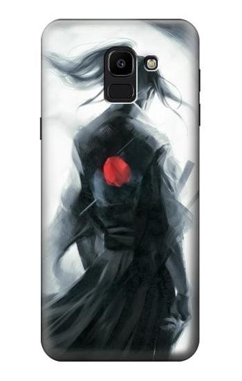 S1339 Japan Samurai Bushido Etui Coque Housse pour Samsung Galaxy J6 (2018)
