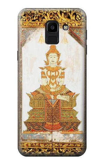 S1511 Thai Emerald Art Etui Coque Housse pour Samsung Galaxy J6 (2018)