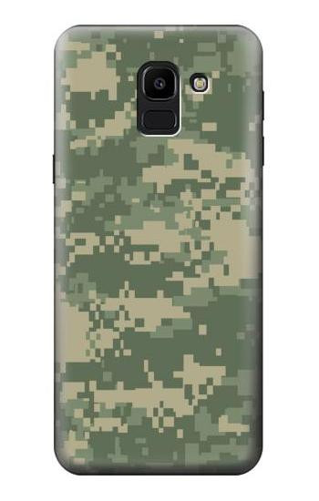 S2173 Digital Camo Camouflage Graphic Printed Etui Coque Housse pour Samsung Galaxy J6 (2018)