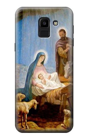 S2276 The Nativity Etui Coque Housse pour Samsung Galaxy J6 (2018)