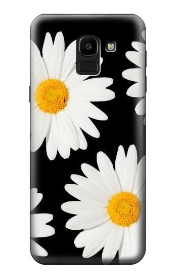 S2477 Daisy flower Etui Coque Housse pour Samsung Galaxy J6 (2018)