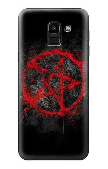 S2557 Pentagram Etui Coque Housse pour Samsung Galaxy J6 (2018)