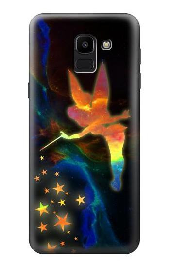 S2583 Tinkerbell Magic Sparkle Etui Coque Housse pour Samsung Galaxy J6 (2018)