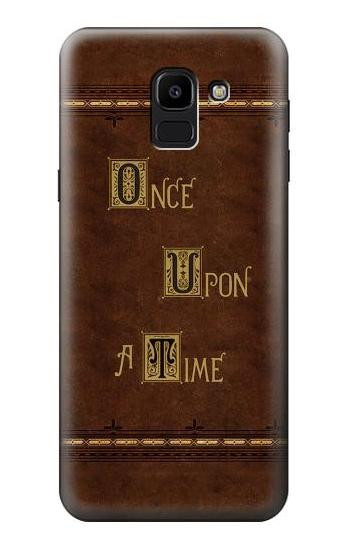 S2643 Once Upon A Time Book Etui Coque Housse pour Samsung Galaxy J6 (2018)