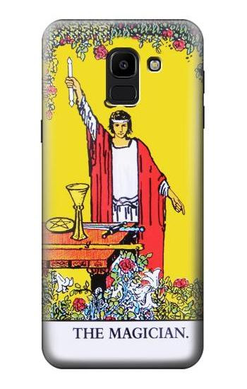 S2806 Tarot Card The Magician Etui Coque Housse pour Samsung Galaxy J6 (2018)