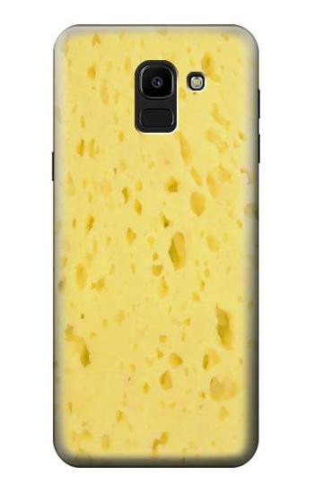 S2913 Cheese Texture Etui Coque Housse pour Samsung Galaxy J6 (2018)