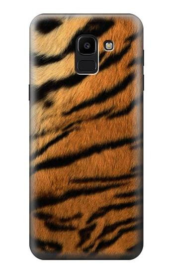 S2962 Tiger Stripes Graphic Printed Etui Coque Housse pour Samsung Galaxy J6 (2018)