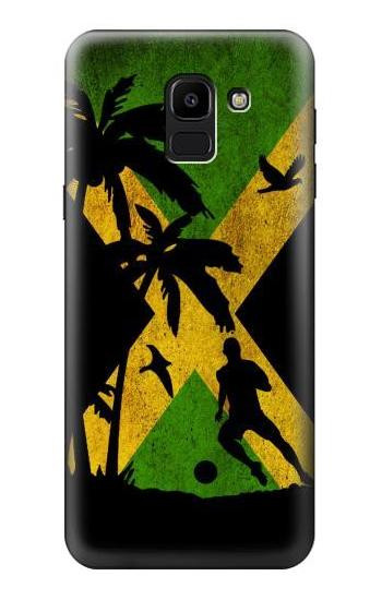 S2975 Jamaica Football Soccer Copa 2016 Etui Coque Housse pour Samsung Galaxy J6 (2018)
