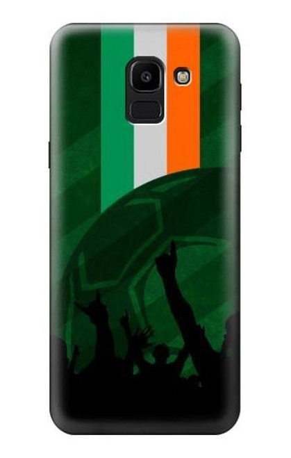 S3002 Ireland Football Soccer Euro 2016 Etui Coque Housse pour Samsung Galaxy J6 (2018)