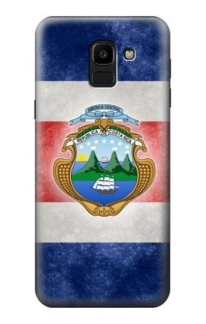 S3003 Costa Rica Football Copa 2016 Etui Coque Housse pour Samsung Galaxy J6 (2018)