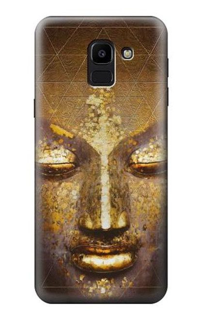 S3189 Magical Yantra Buddha Face Etui Coque Housse pour Samsung Galaxy J6 (2018)