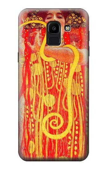 S3352 Gustav Klimt Medicine Etui Coque Housse pour Samsung Galaxy J6 (2018)
