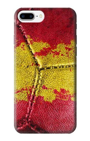 S3315 Spain Flag Vintage Football Graphic Etui Coque Housse pour iPhone 7 Plus, iPhone 8 Plus