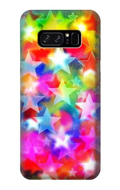 S3292 Colourful Disco Star Etui Coque Housse pour Note 8 Samsung Galaxy Note8