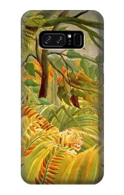 S3344 Henri Rousseau Tiger in a Tropical Storm Etui Coque Housse pour Note 8 Samsung Galaxy Note8