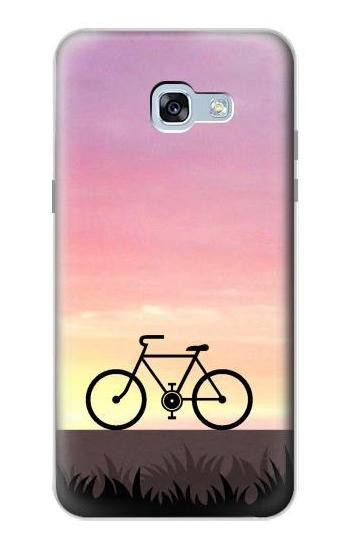 S3252 Bicycle Sunset Etui Coque Housse pour Samsung Galaxy A5 (2017)