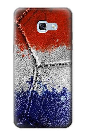 S3304 France Flag Vintage Football Graphic Etui Coque Housse pour Samsung Galaxy A5 (2017)