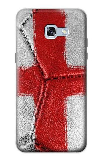 S3316 England Flag Vintage Football Graphic Etui Coque Housse pour Samsung Galaxy A5 (2017)