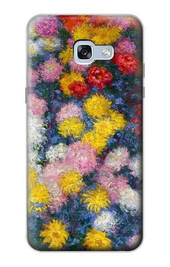 S3342 Claude Monet Chrysanthemums Etui Coque Housse pour Samsung Galaxy A5 (2017)