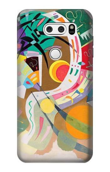 S3346 Vasily Kandinsky Guggenheim Etui Coque Housse pour LG V30, LG V30 Plus, LG V30S ThinQ, LG V35, LG V35 ThinQ
