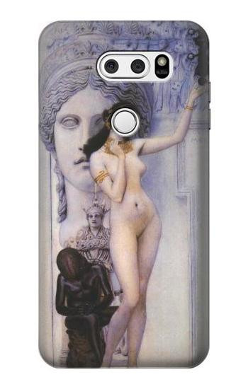 S3353 Gustav Klimt Allegory of Sculpture Etui Coque Housse pour LG V30, LG V30 Plus, LG V30S ThinQ, LG V35, LG V35 ThinQ