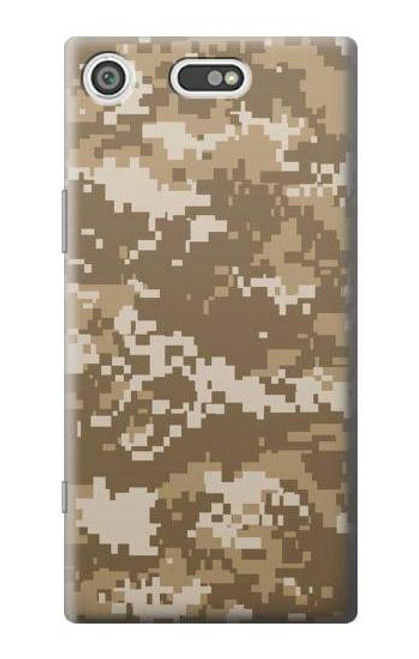 S3294 Army Desert Tan Coyote Camo Camouflage Etui Coque Housse pour Sony Xperia XZ1