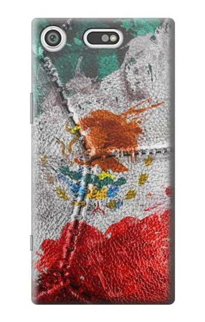 S3314 Mexico Flag Vinatage Foorball Graphic Etui Coque Housse pour Sony Xperia XZ1