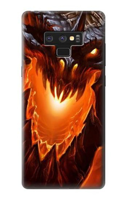 S0414 Fire Dragon Etui Coque Housse pour Note 9 Samsung Galaxy Note9