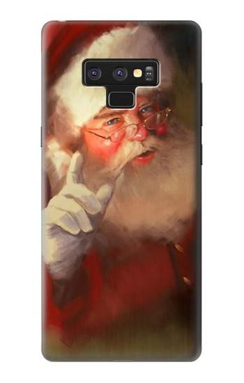 S1144 Xmas Santa Claus Etui Coque Housse pour Note 9 Samsung Galaxy Note9