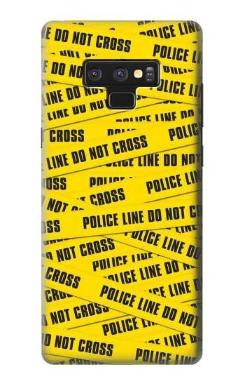 S2088 Police Line Do Not Cross Etui Coque Housse pour Note 9 Samsung Galaxy Note9