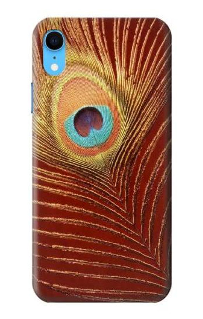 S0512 Peacock Etui Coque Housse pour iPhone XR