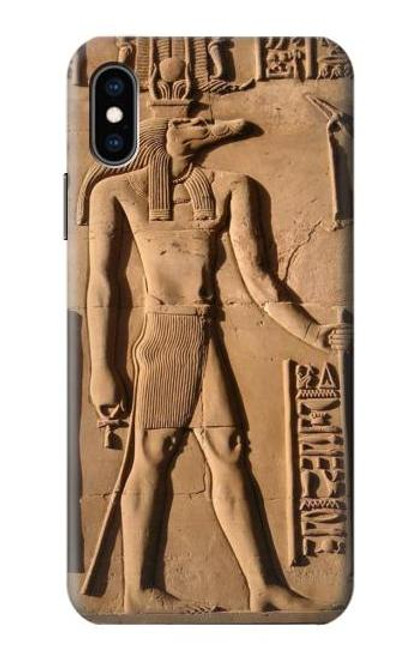 S0391 Egyptian Sobek Etui Coque Housse pour iPhone X, iPhone XS