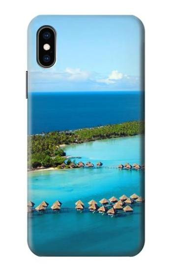 S0844 Bora Bora Island Etui Coque Housse pour iPhone X, iPhone XS