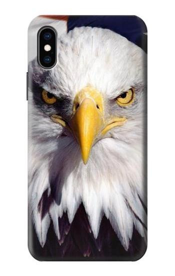 S0854 Eagle American Etui Coque Housse pour iPhone X, iPhone XS