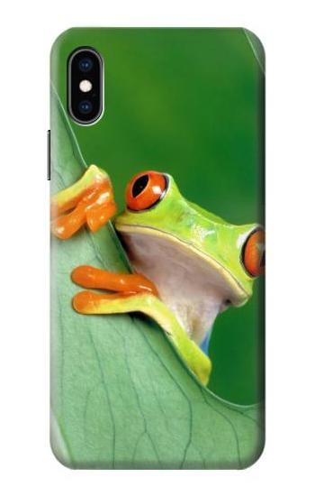 S1047 Little Frog Etui Coque Housse pour iPhone X, iPhone XS