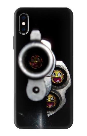 S1109 Smile Bullet Gun Etui Coque Housse pour iPhone X, iPhone XS