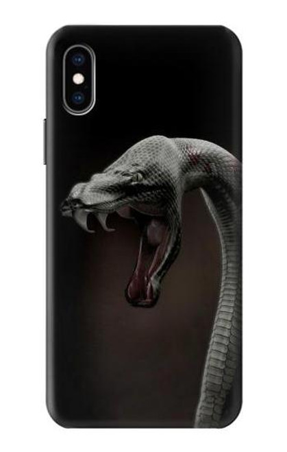 S1597 Black Mamba Snake Etui Coque Housse pour iPhone X, iPhone XS