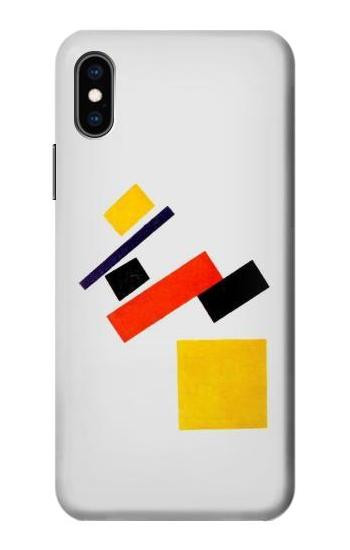 S1958 Malevich Suprematism Etui Coque Housse pour iPhone X, iPhone XS
