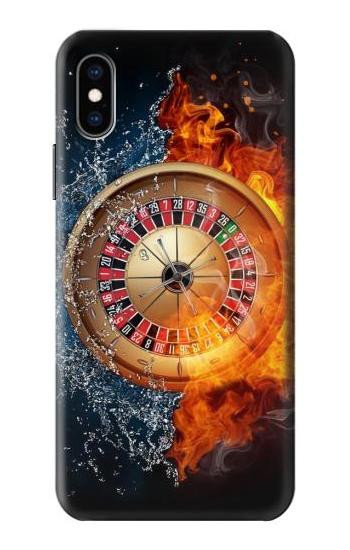 S2289 Roulette Casino Gamble Etui Coque Housse pour iPhone X, iPhone XS