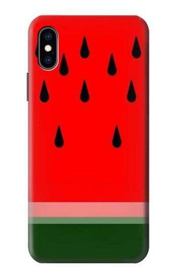 S2403 Watermelon Etui Coque Housse pour iPhone X, iPhone XS