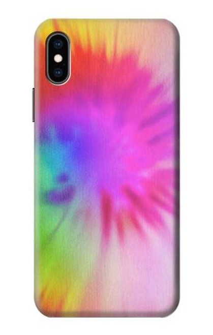 S2488 Tie Dye Color Etui Coque Housse pour iPhone X, iPhone XS
