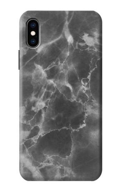 S2526 Black Marble Graphic Printed Etui Coque Housse pour iPhone X, iPhone XS