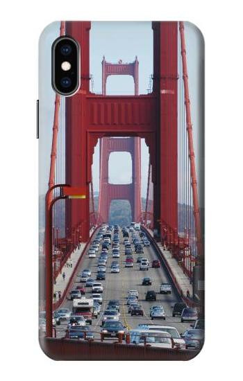 S2637 Golden Gate Bridge Etui Coque Housse pour iPhone X, iPhone XS