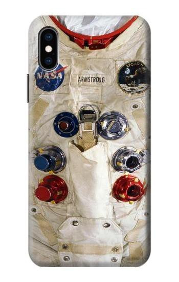 S2639 Neil Armstrong White Astronaut Space Suit Etui Coque Housse pour iPhone X, iPhone XS