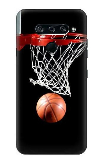 S0066 Basketball Etui Coque Housse pour LG V40, LG V40 ThinQ