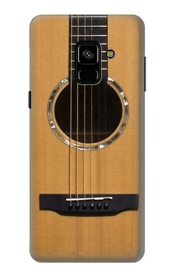 S0057 Acoustic Guitar Etui Coque Housse pour Samsung Galaxy A8 (2018)