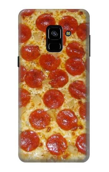 S0236 Pizza Etui Coque Housse pour Samsung Galaxy A8 (2018)