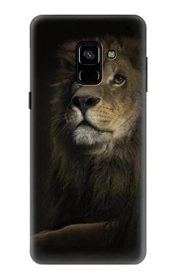 S0472 Lion Etui Coque Housse pour Samsung Galaxy A8 (2018)