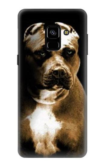 S0520 PitBull Etui Coque Housse pour Samsung Galaxy A8 (2018)