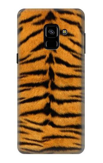 S0576 Tiger Skin Etui Coque Housse pour Samsung Galaxy A8 (2018)